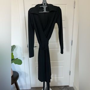 Black Wrap Dress, size XS
